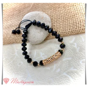 GTL0663 Gelang Tali Kristal Plat Xuping